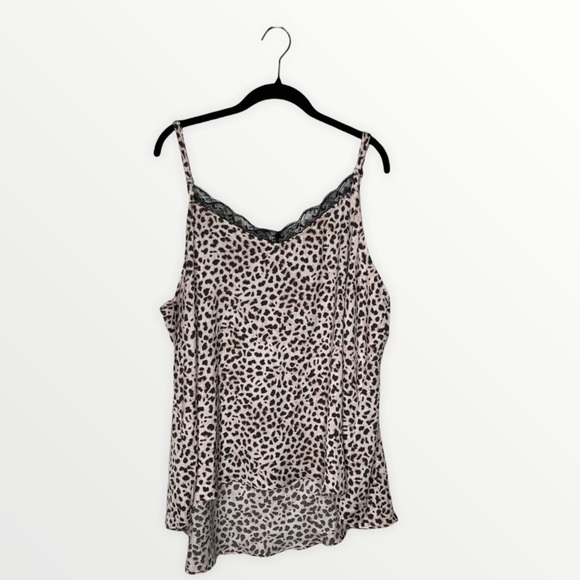 NWT TORRID Sophie Leopard Satin Charmeuse Camisole - Picture 8 of 12
